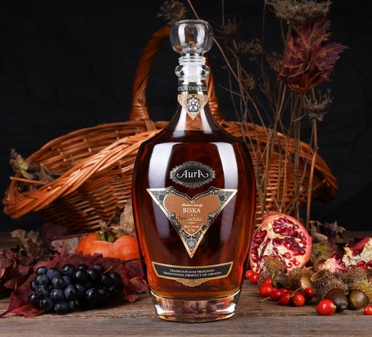 Mistletoe Brandy Gift Basket